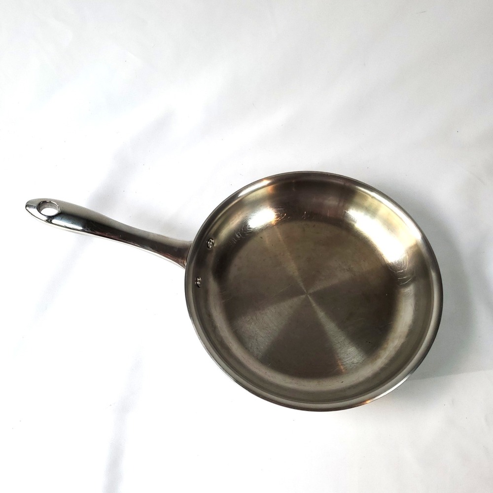 Belgique Tools of the Trade Stainless Steel 9.5" Inch Frying Pan Skillet No Lid